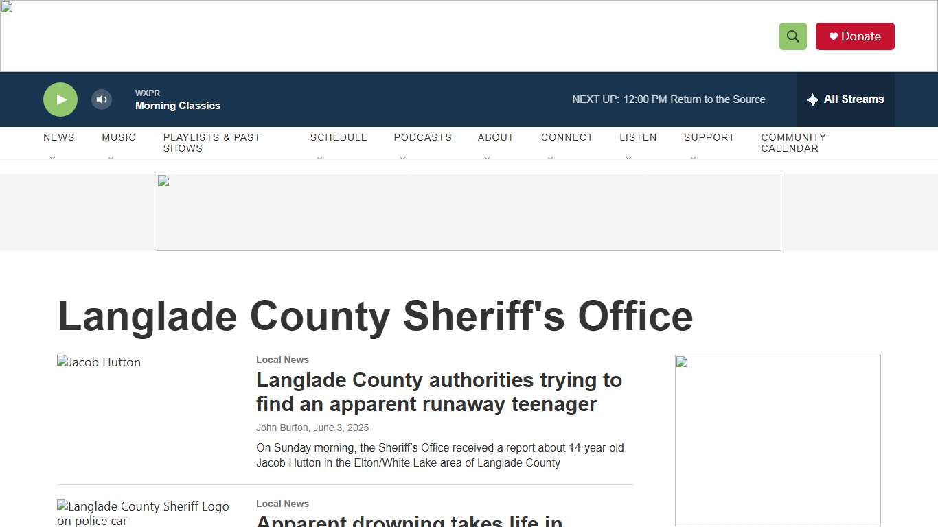 Langlade County Sheriff's Office | WXPR